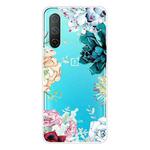 For OnePlus Nord CE 5G Painted Pattern High Transparent TPU Protective Case(Gem Flower)