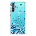 For OnePlus Nord CE 5G Painted Pattern High Transparent TPU Protective Case(Star Flower)