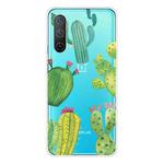 For OnePlus Nord CE 5G Painted Pattern High Transparent TPU Protective Case(Cactus)