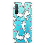 For OnePlus Nord CE 5G Painted Pattern High Transparent TPU Protective Case(Alpaca)