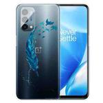 For OnePlus Nord N200 5G Painted Pattern High Transparent TPU Protective Case(Feather)