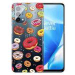 For OnePlus Nord N200 5G Painted Pattern High Transparent TPU Protective Case(Donuts)