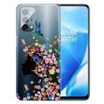 For OnePlus Nord N200 5G Painted Pattern High Transparent TPU Protective Case(Flower Girl)