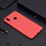 For Huawei P Smart (2019) Candy Color TPU Case(Red)