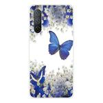 For OnePlus Nord CE 5G Colored Drawing Clear TPU Protective Case(White Flower Butterfly)
