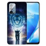 For OnePlus Nord N200 5G Colored Drawing Clear TPU Protective Case(The Lion King)