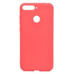 For Huawei Honor 7C Candy Color TPU Case(Red)