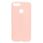 For Huawei Honor 7C Candy Color TPU Case(Pink)