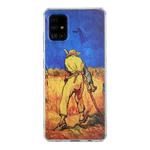 For Samsung Galaxy A51 4G Oil Painting Pattern TPU Shockproof Case(Wheat Field)