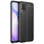 For vivo Y73 5G Litchi Texture TPU Shockproof Case (Black)