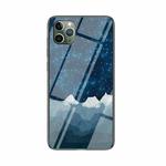 Starry Sky Painted Tempered Glass TPU Shockproof Protective Case For iPhone 12 / 12 Pro(Star Chess Rob)