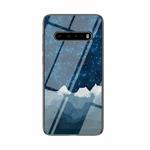 For LG V60 ThinQ 5G Starry Sky Painted Tempered Glass TPU Shockproof Protective Case(Star Chess Rob)