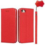 For iPhone SE 2022 / SE 2020 / 8 / 7 Litchi Genuine Leather Phone Case(Red)