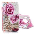 For Huawei Mate 30 Pro Colored Drawing Pattern Horizontal Flip PU Leather Case with Holder & Card Slots & Wallet & Lanyard(Rose Tower)