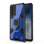 For vivo iQOO Neo5 Space PC+TPU Ring Holder Protective Case(Blue)