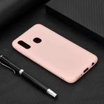 For Galaxy A20e Candy Color TPU Case(Pink)