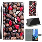 For Xiaomi Redmi 9 Power/Note 9 4G Voltage Coloured Drawing Magnetic Clasp Horizontal Flip PU Leather Case with Holder & Card Slots(C06 Red Lip Chocolate)