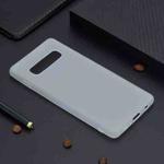 For Galaxy S10+ Candy Color TPU Case(White)