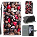 For Nokia 2.4 Voltage Colored Drawing Magnetic Clasp Horizontal Flip PU Leather Case with Holder & Card Slots(C06 Red Lip Chocolate)