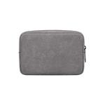 DY04 Portable Digital Accessory Frosted PU Bag(Dark Grey)