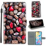 For iPhone 11 Pro Max Voltage Colored Drawing Magnetic Clasp Horizontal Flip PU Leather Case with Holder & Card Slots (C06 Red Lip Chocolate)