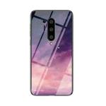 For OnePlus 8 Pro Starry Sky Painted Tempered Glass TPU Shockproof Protective Case(Dream Sky)