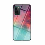 For OnePlus 8T Starry Sky Painted Tempered Glass TPU Shockproof Protective Case(Color Starry Sky)