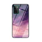 For OnePlus 8T Starry Sky Painted Tempered Glass TPU Shockproof Protective Case(Dream Sky)