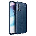 For OnePlus Nord CE 5G Litchi Texture TPU Shockproof Case(Blue)