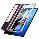 For Huawei Mate X2 GKK Foldable Plating Leather + Glass Full Coverage Case(Exclusive Edition Black)