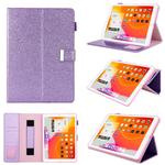 For iPad mini 1 / 2 / 3 / 4 / 5 Business Style Horizontal Flip Leather Case with Holder & Card Slot & Photo Frame & Wallet & Hand Strap & Sleep / Wake-up Function(Purple)