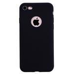 For iPhone SE 2022 / SE 2020 / 8 / 7 Candy Color TPU Case(Black)
