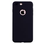 For iPhone 8 Plus / 7 Plus Candy Color TPU Case(Black)