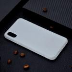 For iPhone X / XS Candy Color TPU Case(White)