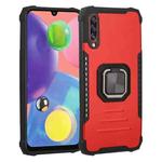 For Samsung Galaxy A21 US Version Fierce Warrior Series Armor All-inclusive Shockproof Aluminum Alloy + TPU Protective Case with Ring Holder(Red)