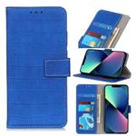 For iPhone 13 mini Crocodile Texture Horizontal Flip Leather Case with Holder & Card Slots & Wallet (Blue)