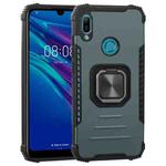 For Huawei Y6 (2019) / Y6 Pro 2019 / Y6s Fierce Warrior Series Armor All-inclusive Shockproof Aluminum Alloy + TPU Protective Case with Ring Holder(Green)