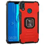 For Huawei Y9 (2019) / Enjoy 9 Plus / Enjoy 20e Fierce Warrior Series Armor All-inclusive Shockproof Aluminum Alloy + TPU Protective Case with Ring Holder(Red)
