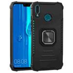 For Huawei Y9 (2019) / Enjoy 9 Plus / Enjoy 20e Fierce Warrior Series Armor All-inclusive Shockproof Aluminum Alloy + TPU Protective Case with Ring Holder(Black)