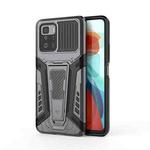 For Xiaomi Redmi Note 10 Pro 5G War Chariot Series Armor All-inclusive Shockproof PC + TPU Protective Case with Invisible Holder(Grey)