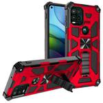 For Motorola Moto G Stylus 5G Shockproof TPU + PC Magnetic Protective Case with Holder(Red)