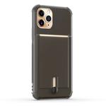 For iPhone 11 Pro Shockproof TPU Protective Case with Card Slot(Black)