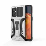 For OnePlus 9 War Chariot Series Armor All-inclusive Shockproof PC + TPU Protective Case with Invisible Holder(White)