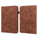Lace Flower Embossing Pattern Horizontal Flip Leather Case with Holder & Card Slots & Wallet & Photo Frame & Sleep / Wake-up Function For iPad 9.7 2018 / 9.7  2017 / Air 2 / Air(Brown)