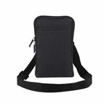 Universal Fashion Waterproof Casual Mobile Phone Waist Diagonal Bag For 6.7-6.9 inch Phones(Black)