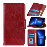 For iPhone 13 Pro Max Nappa Texture Horizontal Flip Leather Case with Holder & Card Slots & Wallet (Red)