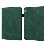 For Huawei MediaPad T3 10 Lace Flower Embossing Pattern Horizontal Flip Leather Case with Holder & Card Slots & Wallet & Photo Frame(Green)