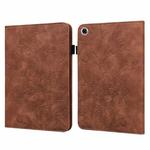 For Lenovo Tab M10 HD Gen 2 Lace Flower Embossing Pattern Horizontal Flip Leather Case with Holder & Card Slots & Wallet & Photo Frame(Brown)