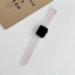 Discoloration in Light TPU Watch Band For Apple Watch Ultra 49mm / Series 8&7 45mm / SE 2&6&SE&5&4 44mm / 3&2&1 42mm(Light Pink)