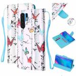 For Huawei P30 Pro Colored Drawing Pattern Cross Texture Horizontal Flip PU Leather Case with Holder & Card Slots & Wallet(Butterfly Tree)